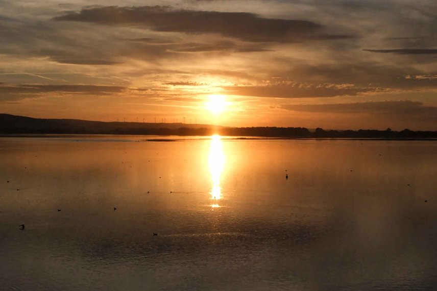 Bild: Unser Wetterbild kommt heute von Peter Blei der am Stausee Kelbra unterwegs war