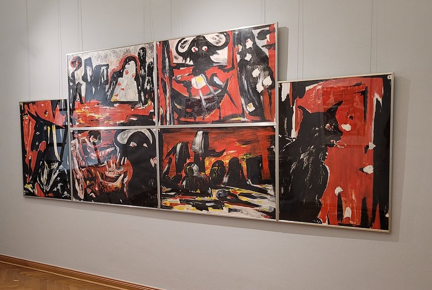 Bild: Kunst in rot im Meyenburgmuseum ab Samstag