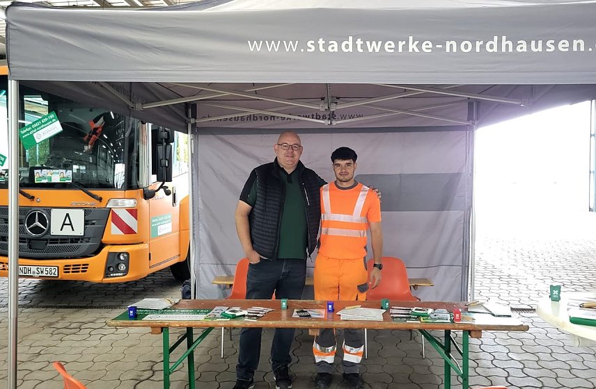 Bild: Erfolgreiche Jobmesse in den Nordh&auml;user Stadtwerken