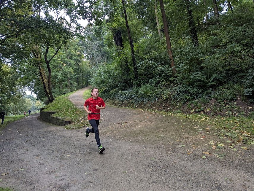 Bild: Lisanne Skara lief als erste im Ziel ein