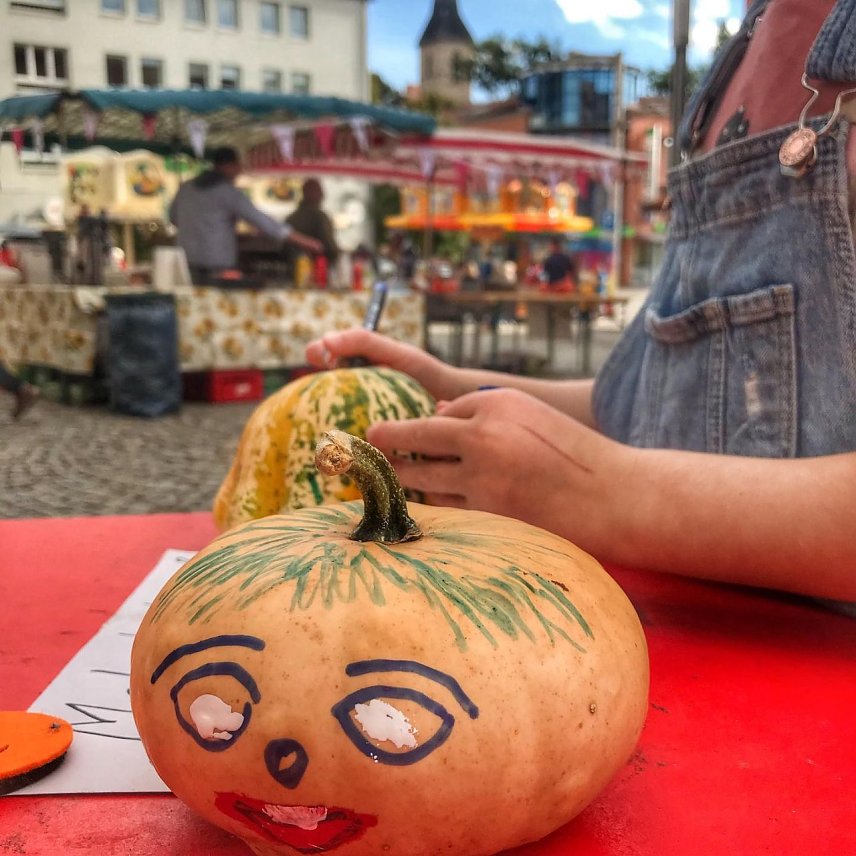 Bild: K&uuml;rbismarkt in Nordhausen