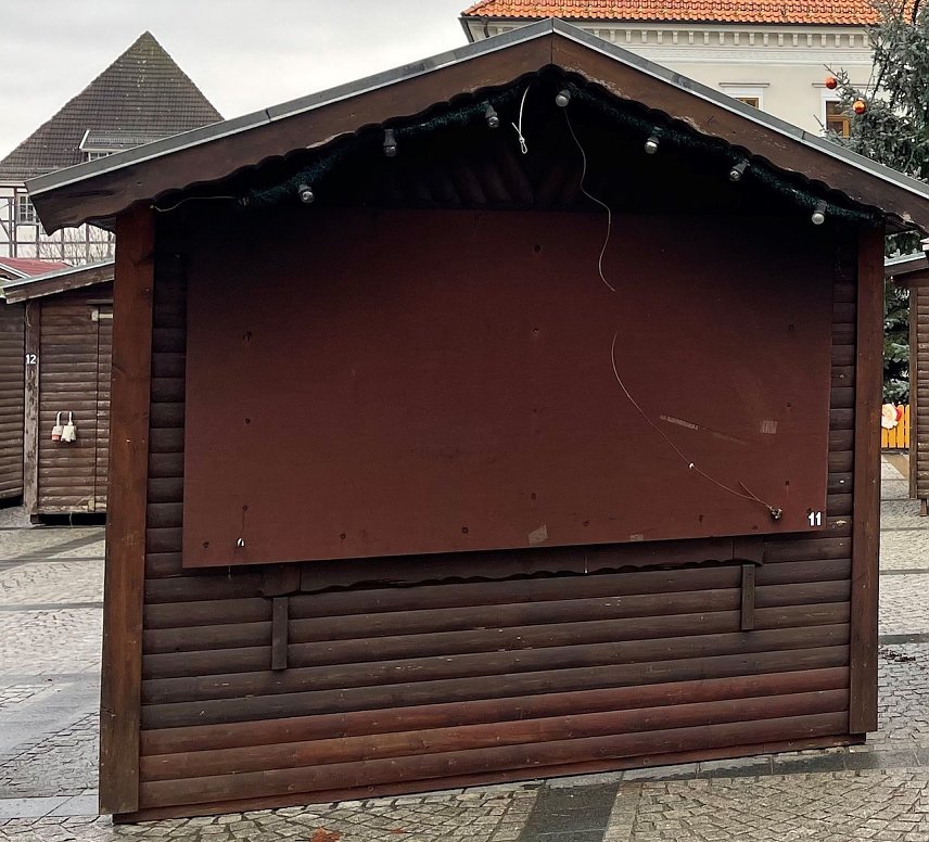 Bild: Eine Holzh&uuml;tte f&uuml;r Vereinsfeste oder kleine Weihnachtsm&auml;rkte verlost die Stadt Sondershausen ab sofort f&uuml;r Vereine