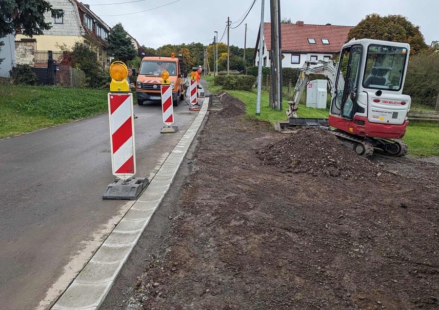 Bild: Baustelle in Steigerthal "Zu den Glockensteinen"