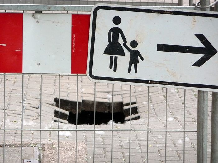 Bild: Ein neuer Erdfall?