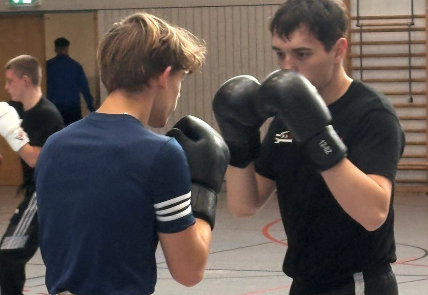 Bild: Boxtraining in der Wiedigsburghalle