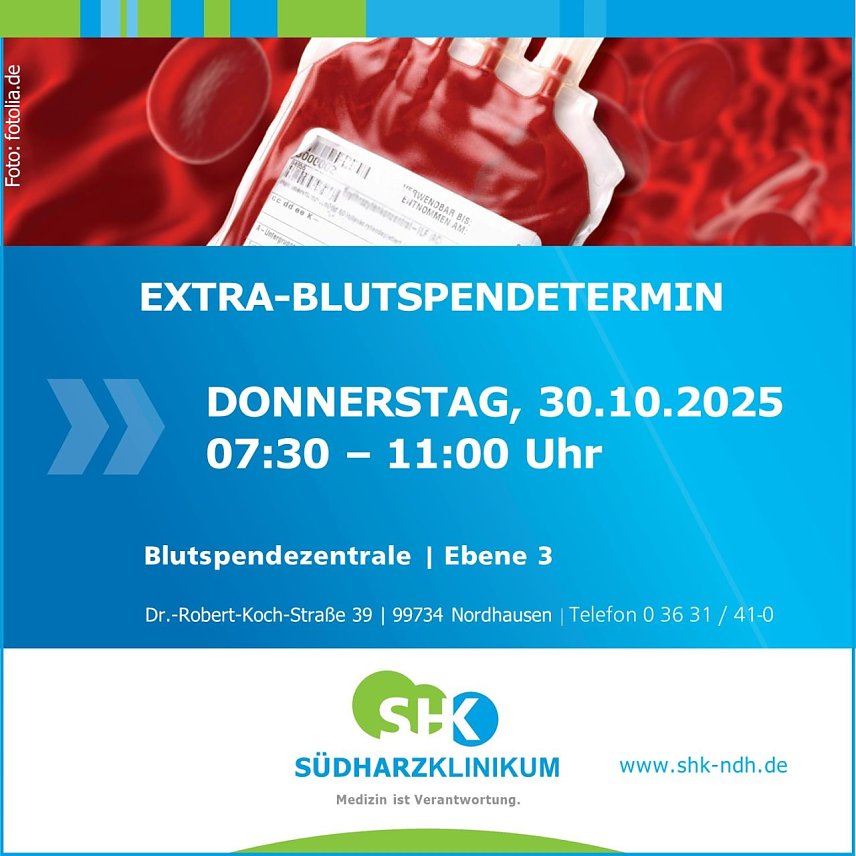 Bild: Blutspendetermin