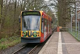 Bild: Der Duo an der Haltestelle in Ilfeld