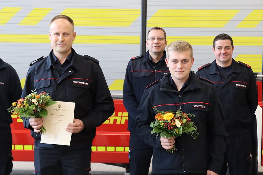 Bild: Neue Feuerwehrleute f&uuml;r Nordhausen