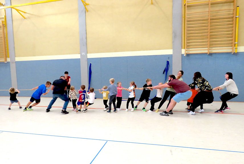 Bild: Kindervilla Bad Frankenhausen feiert Familiensportfest