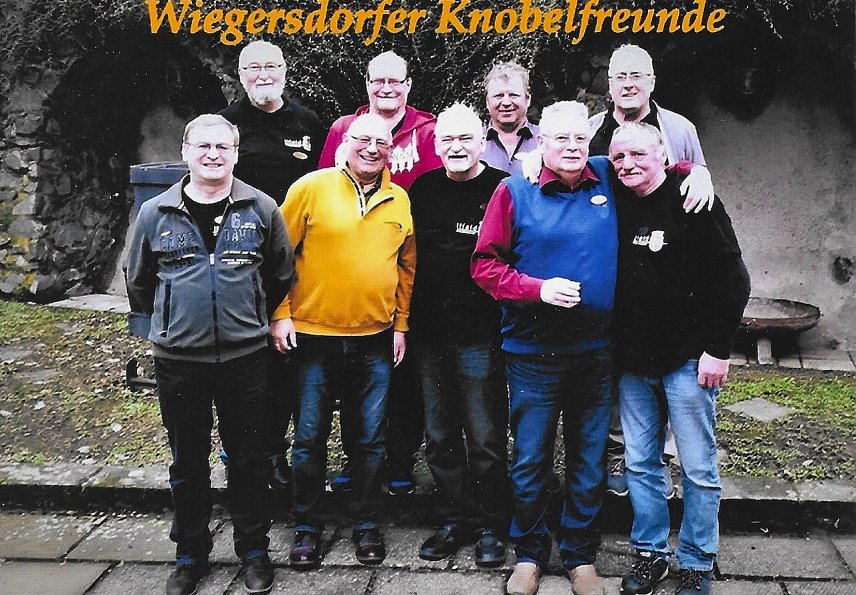 Bild: Die Wiegersdorfer Knobelfreunde