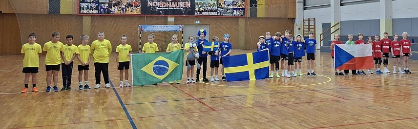 Bild: Mini-WM der jungen Handballer