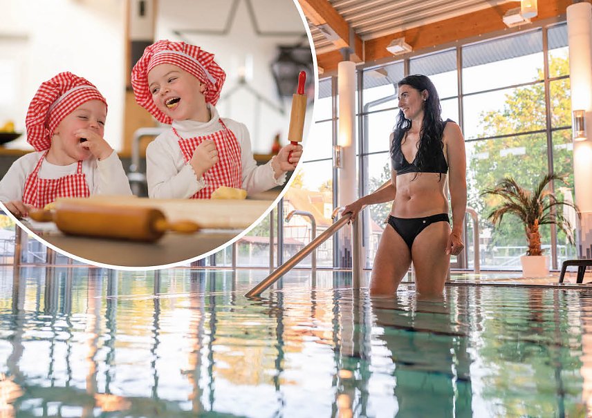 Bild: Eine kleine Weihnachtsauszeit f&uuml;r Gro&szlig; und Klein "backen, Basteln, baden" in der Friederiken Therme in Bad Langensalza