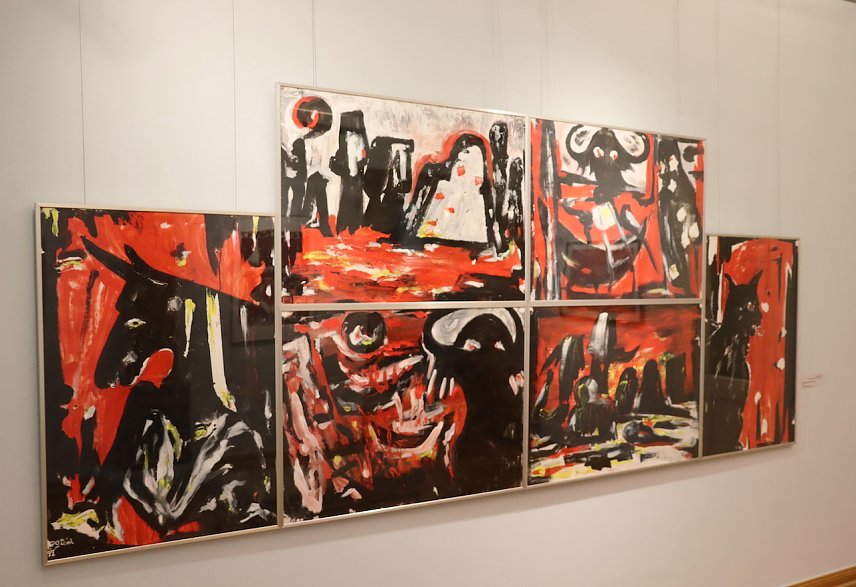 Bild: Das Kunsthaus sieht rot