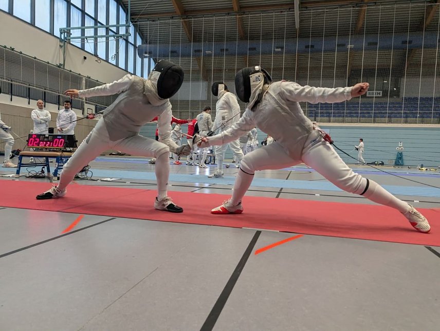 Bild: Duell mit dem Florett