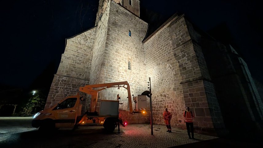 Bild: Bauarbeiten am Blasii-Kirchplatz