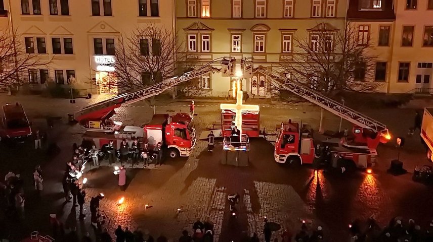 Bild: Blaulichtgottesdienst in Bad Frankenhausen