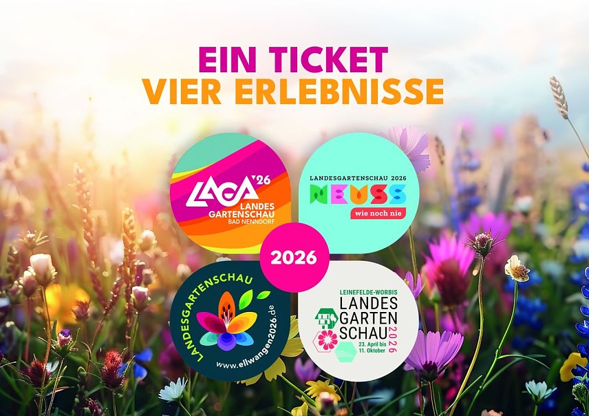 Bild: Vier Landesgartenschauen arbeiten zusammen