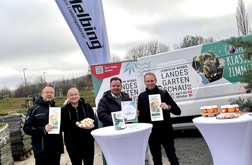 Bild: Die Landesgartenschau Leinefelde-Worbis 2026 und B&auml;ckerei Helbing haben eine umfangreiche Marketing-Kooperation geschlossen.