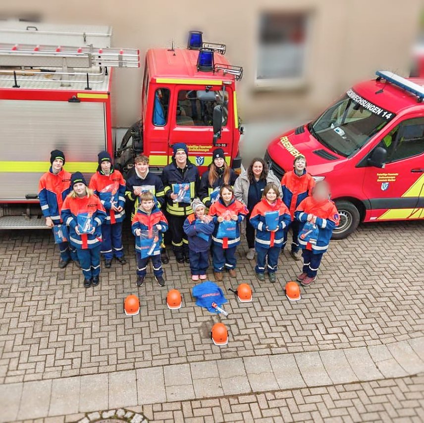 Bild: Die Werther'sche Jugendfeuerwehr