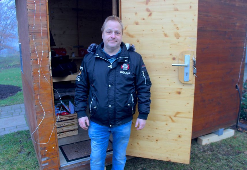 Bild: Andreas Reimann ist schockiert &uuml;ber die R&uuml;cksichtslosigkeit der Einbrecher