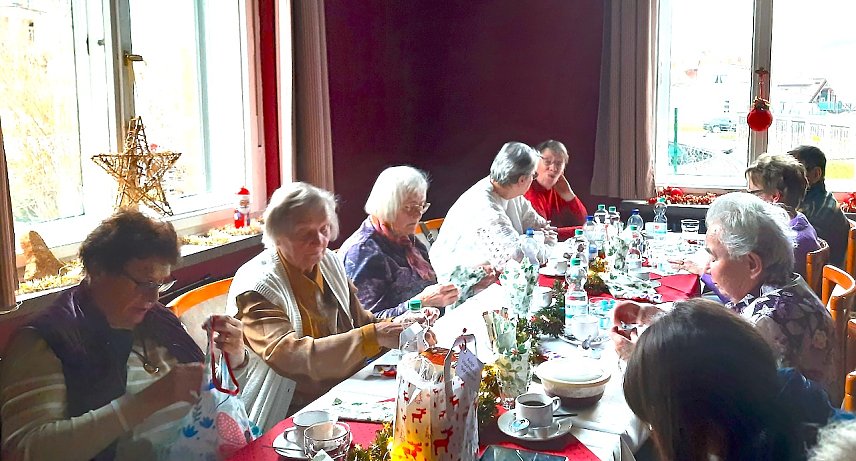 Bild: Weihnachtsfeier beim Verband der Behinderten