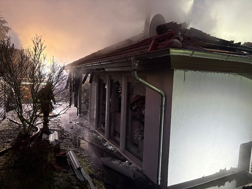 Bild: Hausbrand  in Sondershausen
