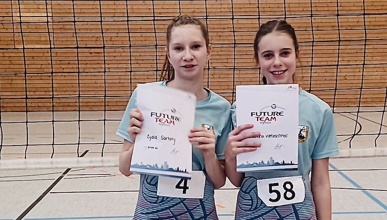 Bild: Nachwuchstalente des Volleyballclubs SVC