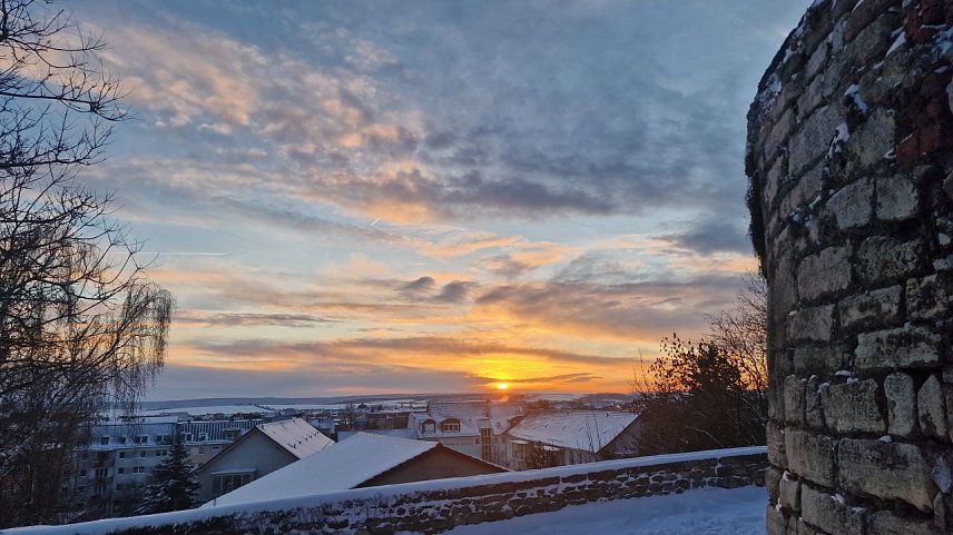 Bild: Nordhausen im Schnee