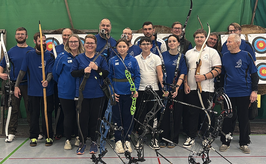 Bild: Ein Gruppenfoto des "Bowteam"