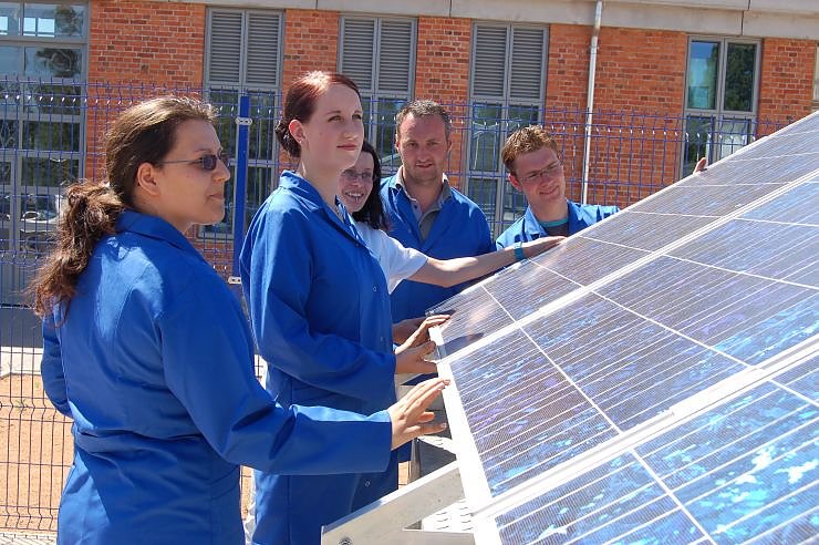 Bild: Solarversuchsfeld