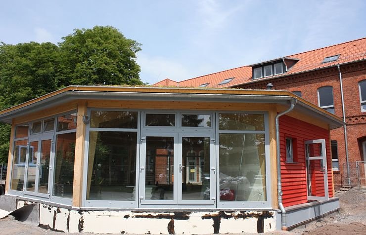 Bild: Pavillon der Albert-Kuntz-Schule