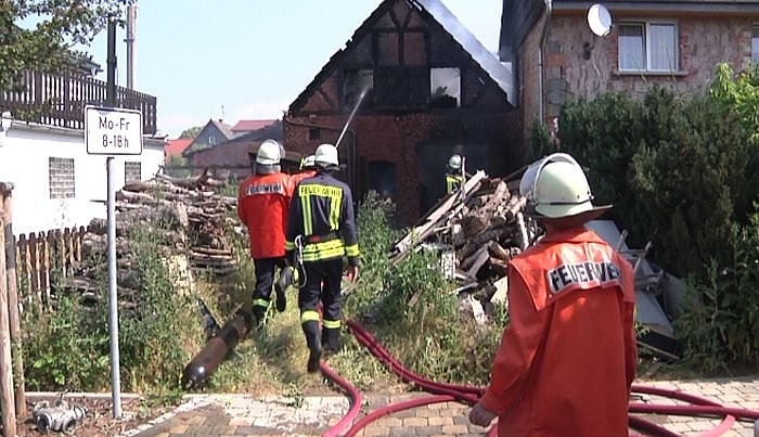 Bild: Brand in Wipperdorf