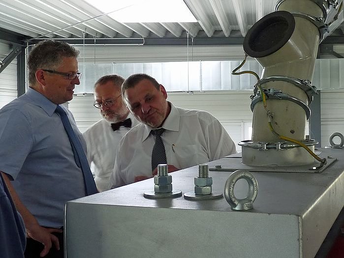 Bild: Blitzbesuch Innenminister