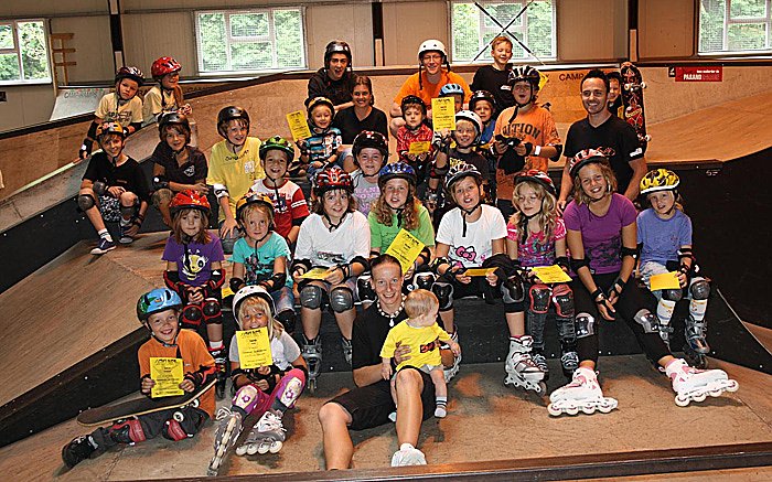 Bild: Skate Arena in den Sommerferien