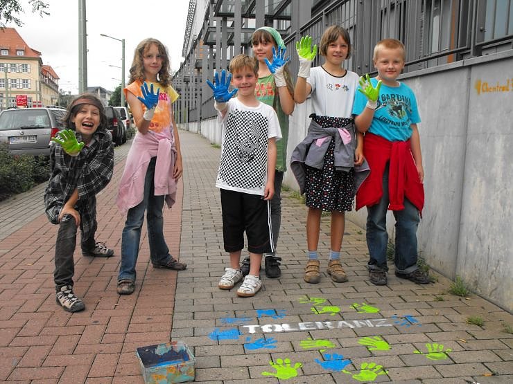 Bild: Die Hortkinder der K&auml;the-Kollwitz hatten ihren Spa&szlig;