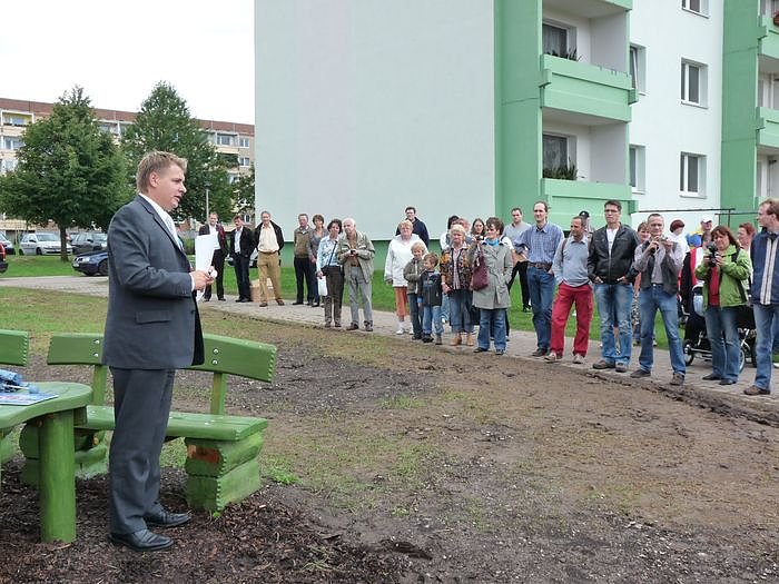 Bild: Einweihung Spielplatz