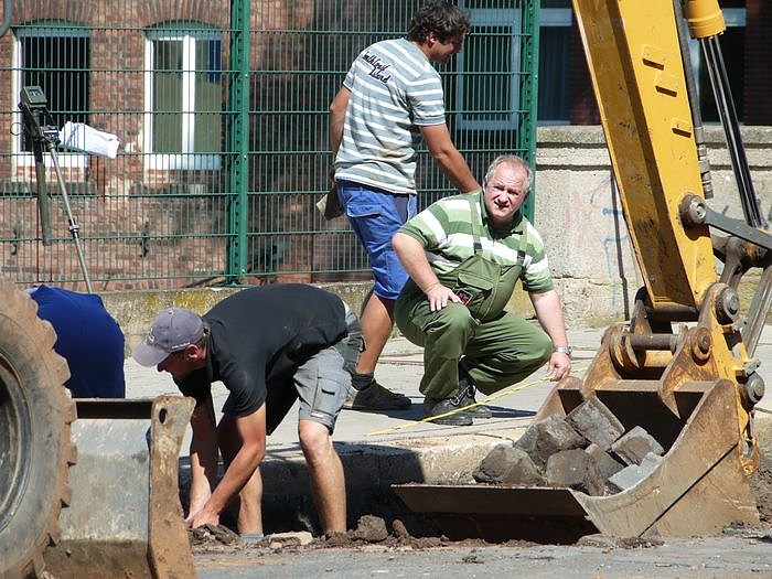 Bild: Immer noch wird gebuddelt
