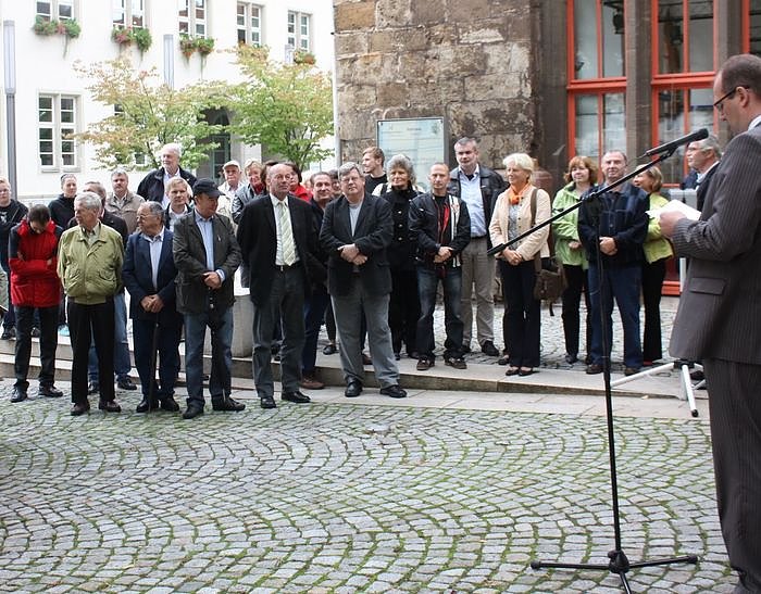 Bild: Gedenken in Nordhausen