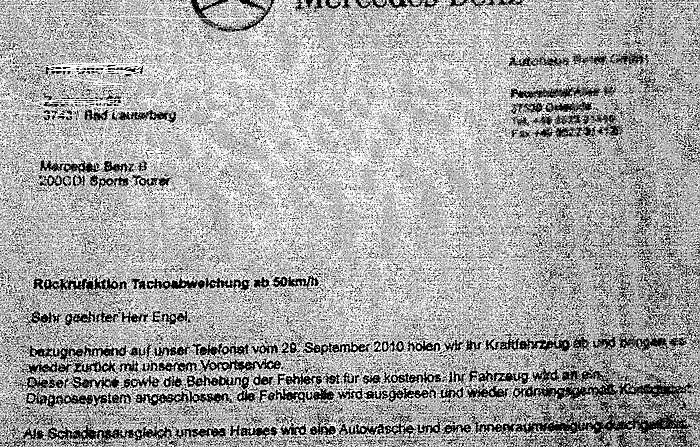 Bild: Das Schreiben