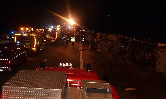 Bild: Einsatz auf der A 38