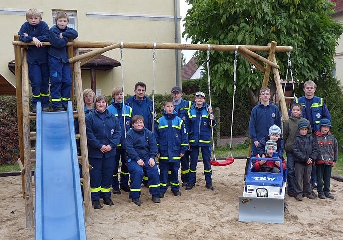 Bild: Familientag beim THW