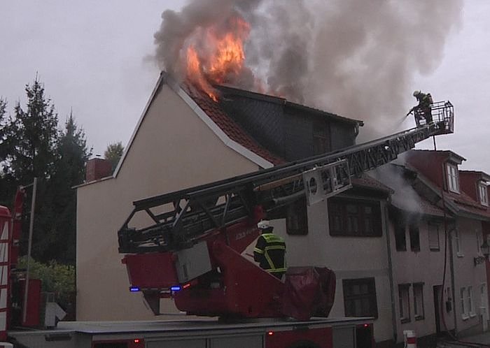 Bild: Brand in der Altstadt