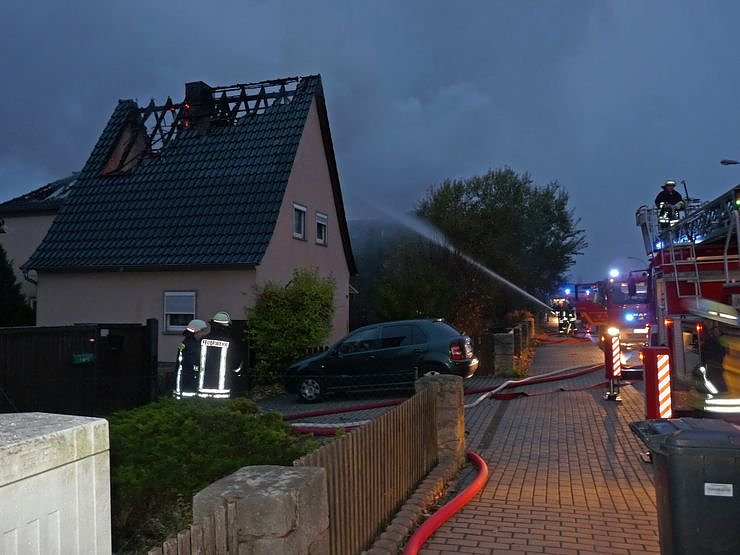 Bild: Wohnhausbrand Hospitalstra&szlig;e