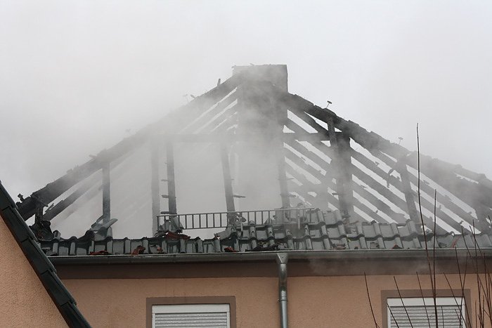 Bild: Wohnhausbrand Hospitalstra&szlig;e