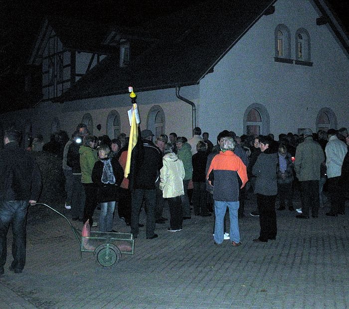 Bild: Protest Anfang Oktober