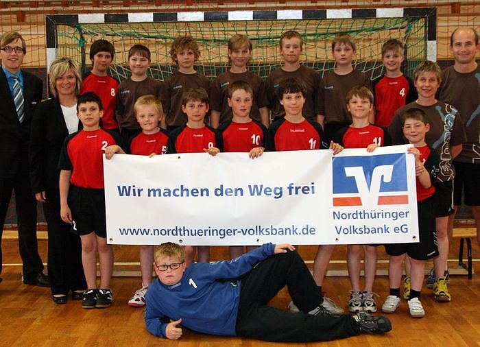 Bild: Freude bei Nachwuchshandballern