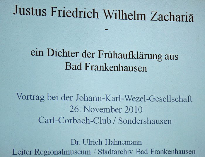 Bild: Vortrag Dr. Hahnemann
