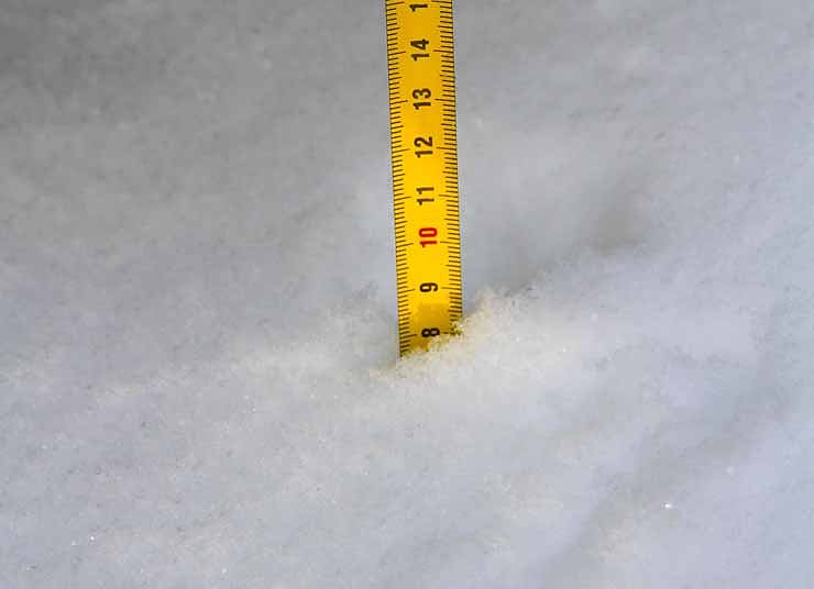 Bild: Schneeh&ouml;he Stockhausen