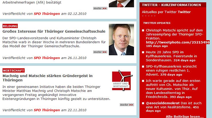 Bild: SPD twittert?
