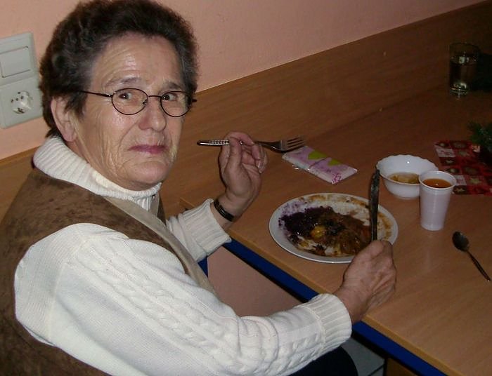 Bild: Weihnachtsessen in der Tafel